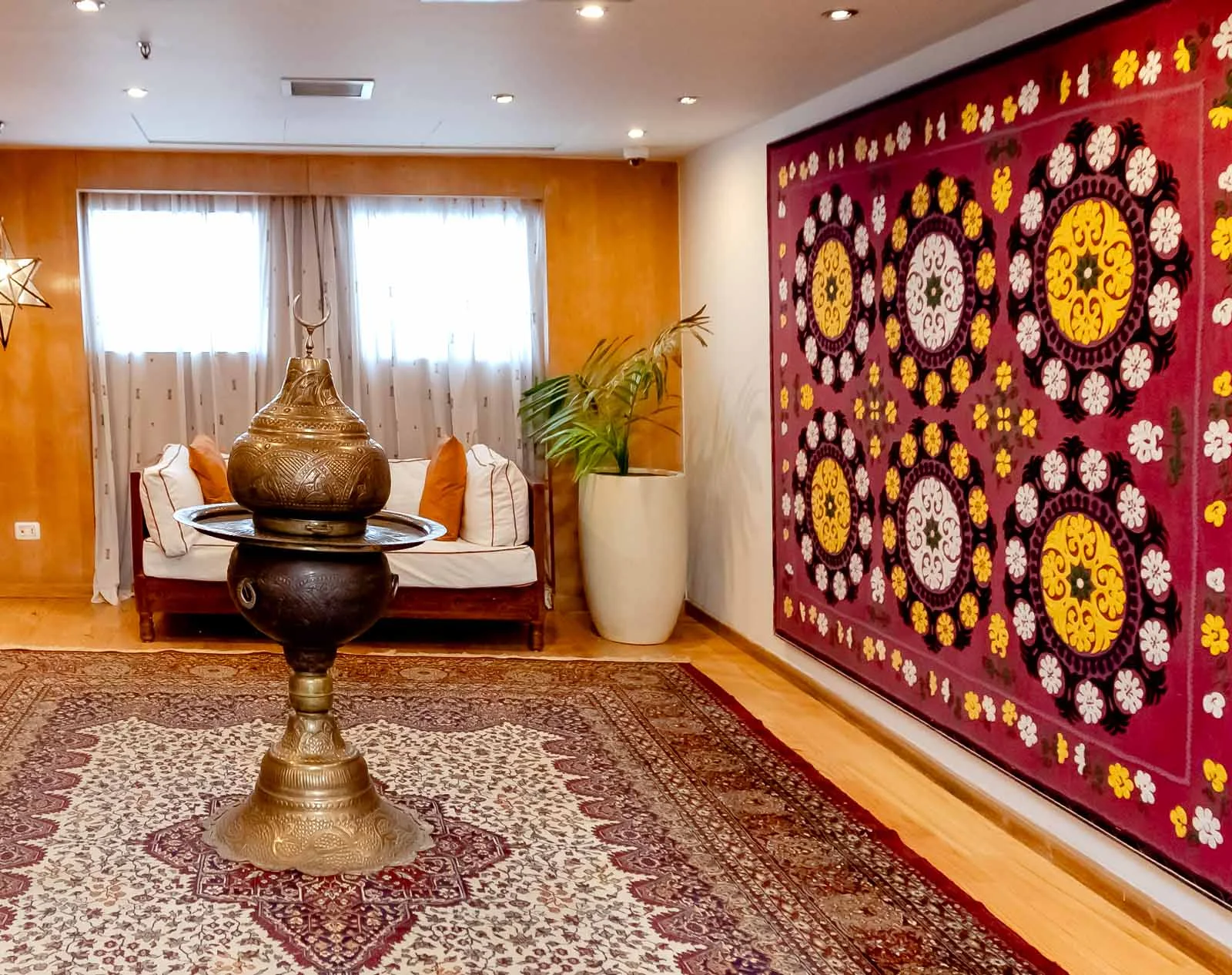 Lounge aboard the Farida Nile Cruise Nile cruise